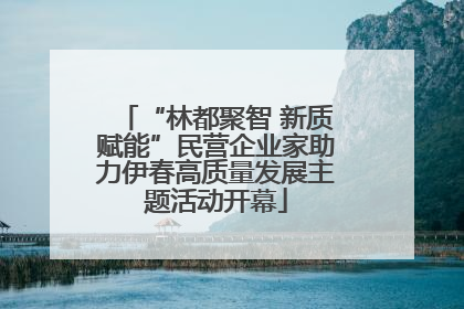 “林都聚智 新质赋能”民营企业家助力伊春高质量发展主题活动开幕