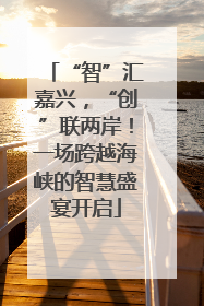 “智”汇嘉兴，“创”联两岸！一场跨越海峡的智慧盛宴开启