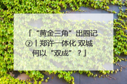 “黄金三角”出圈记②丨郑许一体化 双城何以“双成”？