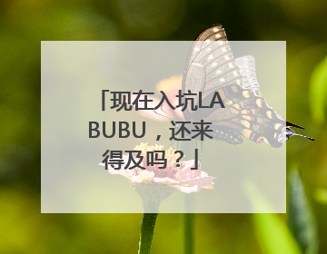 现在入坑LABUBU，还来得及吗？