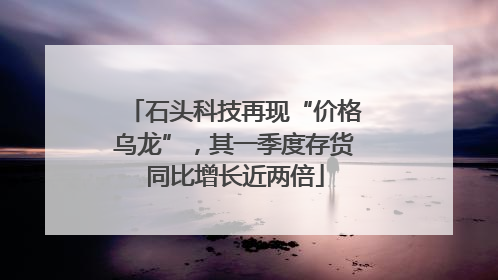 石头科技再现“价格乌龙”，其一季度存货同比增长近两倍