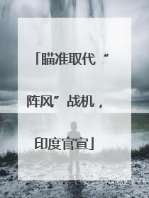 瞄准取代“阵风”战机，印度官宣