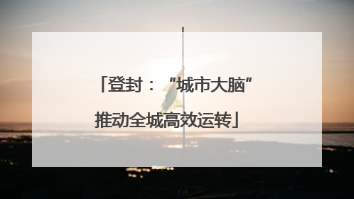 登封：“城市大脑”推动全城高效运转