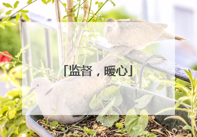 监督，暖心