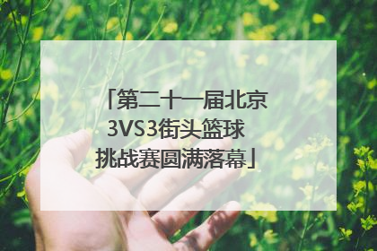 第二十一届北京3VS3街头篮球挑战赛圆满落幕