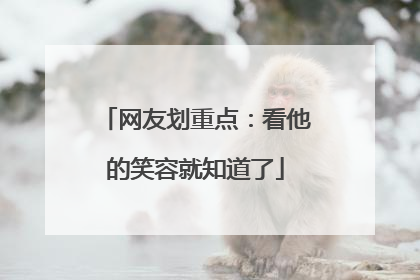 网友划重点：看他的笑容就知道了