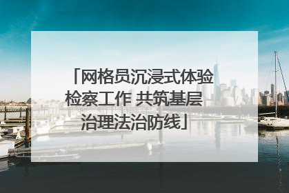 网格员沉浸式体验检察工作 共筑基层治理法治防线