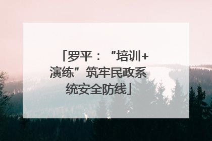 罗平：“培训+演练”筑牢民政系统安全防线