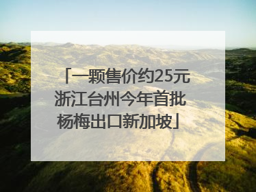 一颗售价约25元 浙江台州今年首批杨梅出口新加坡