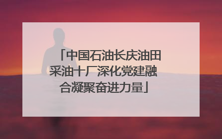 中国石油长庆油田采油十厂深化党建融合凝聚奋进力量