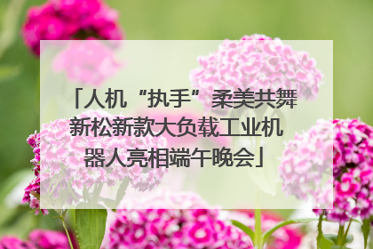 人机“执手”柔美共舞 新松新款大负载工业机器人亮相端午晚会