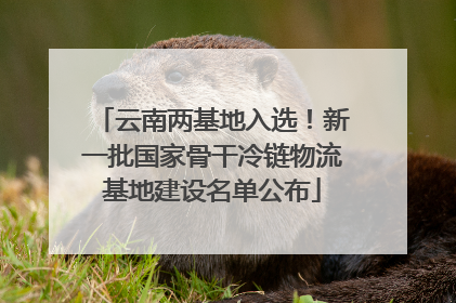 云南两基地入选！新一批国家骨干冷链物流基地建设名单公布