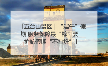 五台山景区｜“端午”假期 服务保障最“粽”要 护航假期“不打烊”