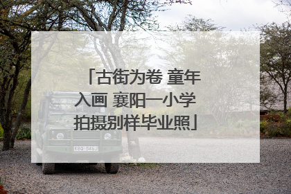 古街为卷 童年入画 襄阳一小学拍摄别样毕业照