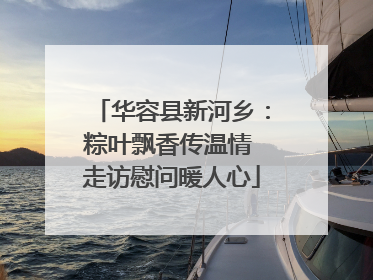 华容县新河乡：粽叶飘香传温情 走访慰问暖人心