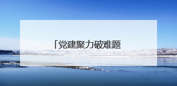 党建聚力破难题 联动防汛显担当