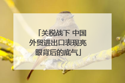 关税战下 中国外贸进出口表现亮眼背后的底气