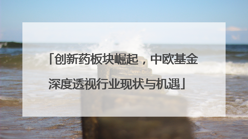 创新药板块崛起，中欧基金深度透视行业现状与机遇