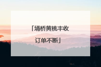埇桥黄桃丰收 订单不断
