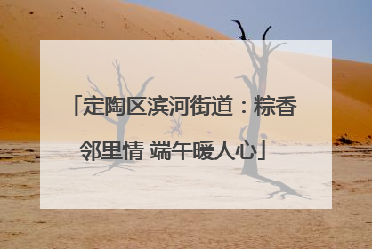 定陶区滨河街道：粽香邻里情 端午暖人心