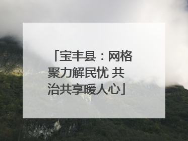 宝丰县：网格聚力解民忧 共治共享暖人心