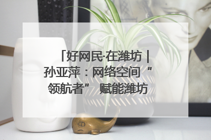 好网民·在潍坊｜孙亚萍：网络空间“领航者” 赋能潍坊特色与警务宣传