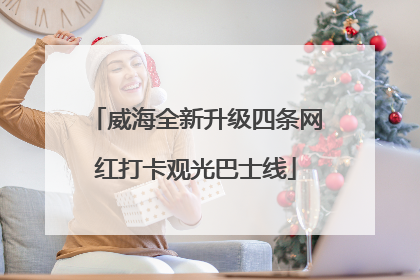 威海全新升级四条网红打卡观光巴士线