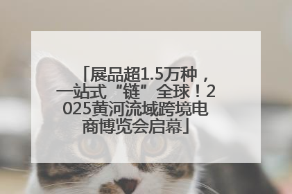 展品超1.5万种，一站式“链”全球！2025黄河流域跨境电商博览会启幕