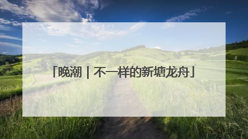 晚潮｜不一样的新塘龙舟