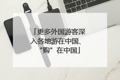 更多外国游客深入各地游在中国、“购”在中国