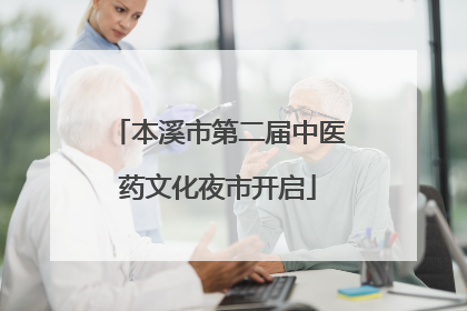 本溪市第二届中医药文化夜市开启