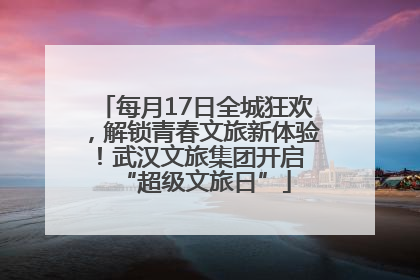 每月17日全城狂欢，解锁青春文旅新体验！武汉文旅集团开启 “超级文旅日”
