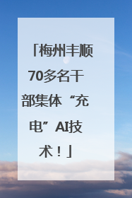 梅州丰顺70多名干部集体“充电”AI技术！