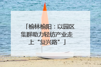榆林榆阳：以园区集群助力轻纺产业走上“复兴路”