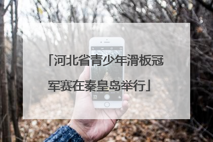 河北省青少年滑板冠军赛在秦皇岛举行