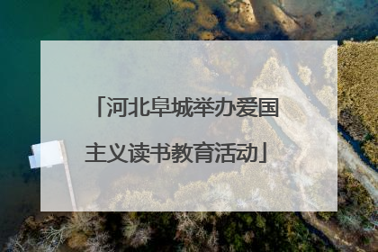 河北阜城举办爱国主义读书教育活动