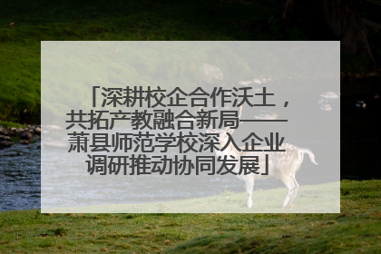 深耕校企合作沃土，共拓产教融合新局——萧县师范学校深入企业调研推动协同发展