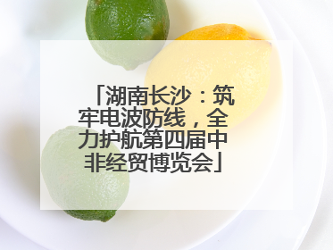 湖南长沙：筑牢电波防线，全力护航第四届中非经贸博览会