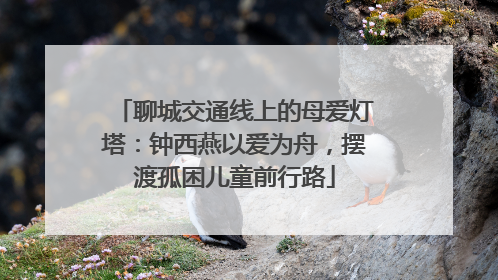 聊城交通线上的母爱灯塔：钟西燕以爱为舟，摆渡孤困儿童前行路