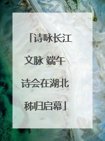 诗咏长江文脉 端午诗会在湖北秭归启幕