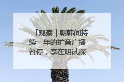 观察｜朝韩间持续一年的扩音广播暂停，李在明试探性将球踢向朝鲜