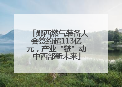 郧西燃气装备大会签约超113亿元，产业“链”动中西部新未来