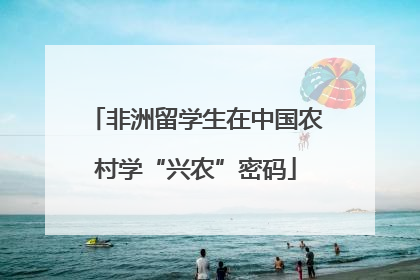 非洲留学生在中国农村学“兴农”密码