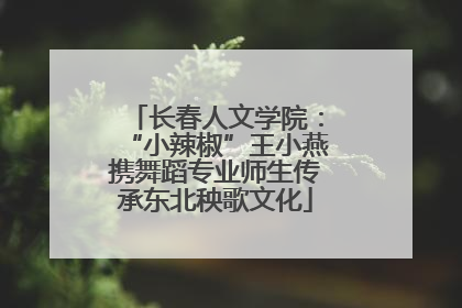 长春人文学院：“小辣椒”王小燕携舞蹈专业师生传承东北秧歌文化