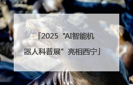 2025“AI智能机器人科普展”亮相西宁