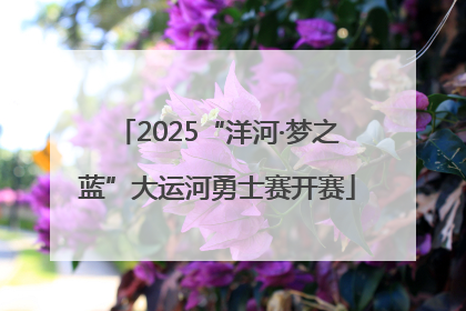2025“洋河·梦之蓝”大运河勇士赛开赛